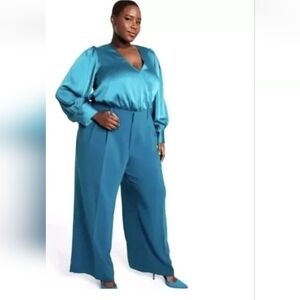 NWT Sergio Hudson x Target Crossover Satin Body Suit Womens Plus 1X